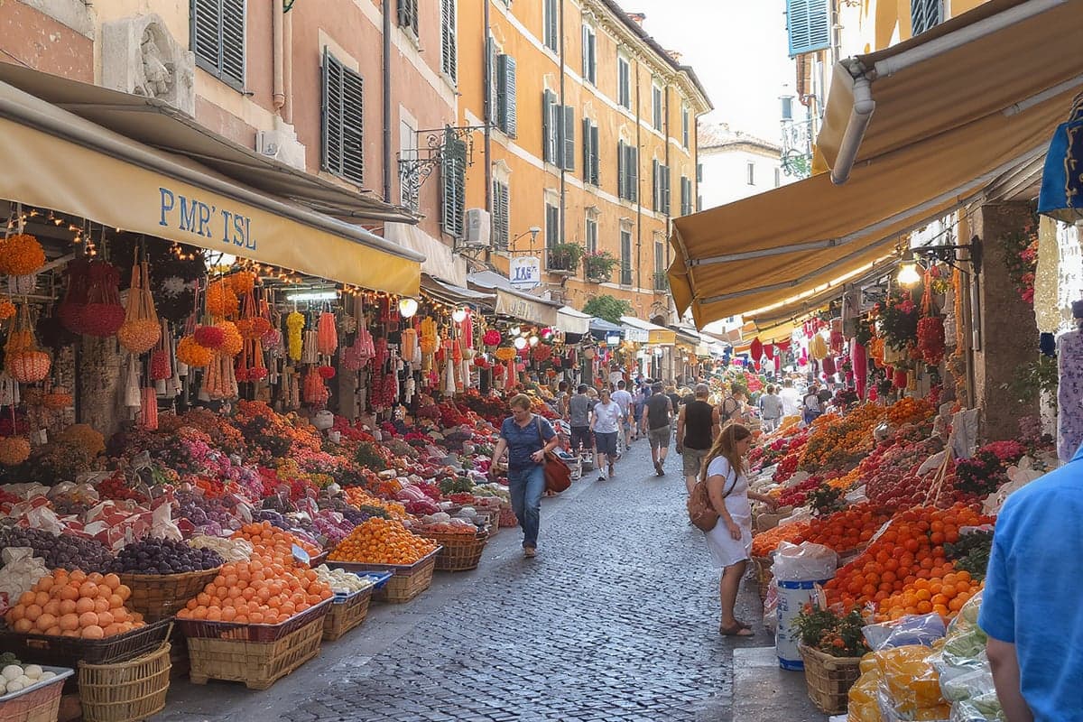 Campo de' Fiori Market: The Heartbeat of Rome's Food Culture