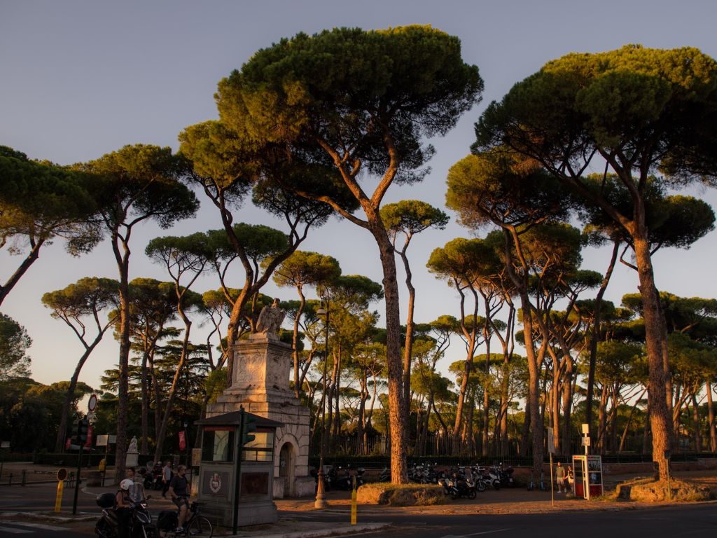 One of the Public Parks in Rome, Villa Borghese